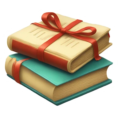 book and gift sticker