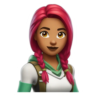 Jade la rouge fortnite sticker