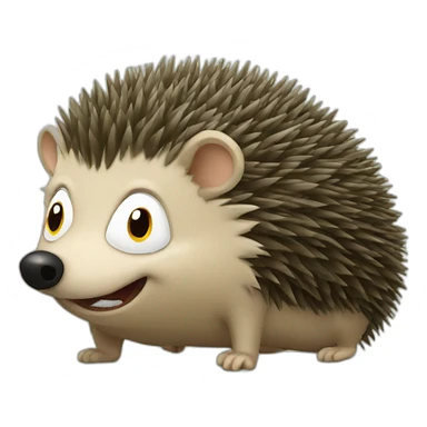 evil hedgehog sticker