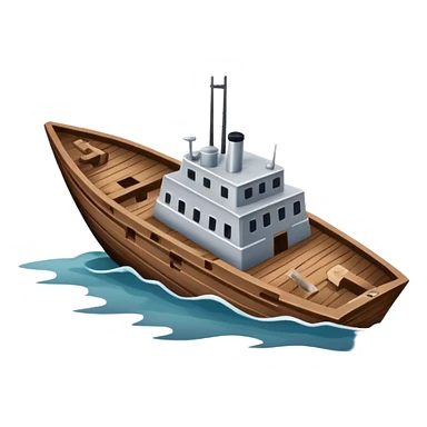 sinking boat USS sticker