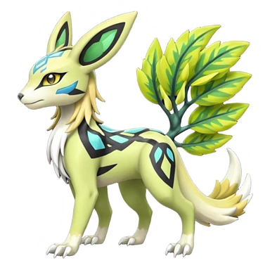  Exotic Planty Meloetta-Zygarde-Zeraora-Renamon-Protogen-Palkia-hybrid-fusion-Fakémon-creature, full body sticker