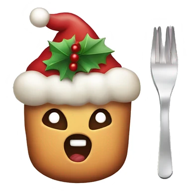 christmas food sticker