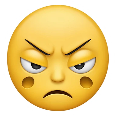 angry sad emoji  sticker
