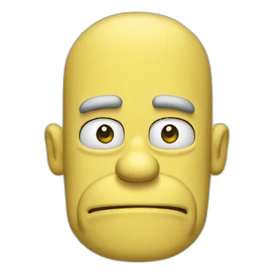 Homer simpon sticker