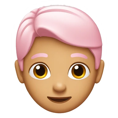 light pink emoji sticker