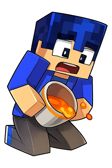 Extract the character from the background, including the clothes and accessories they are wearing, and place on a transparent background. Keep the original style and appearance exactly the same. sticker