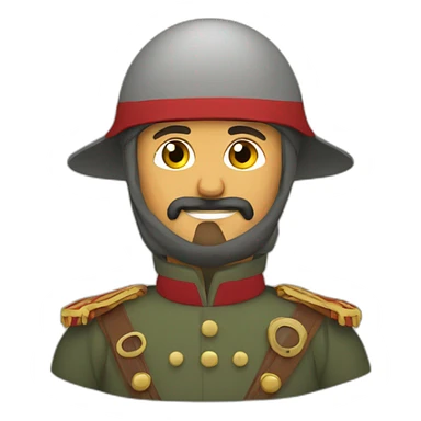 Ottoman solider sticker