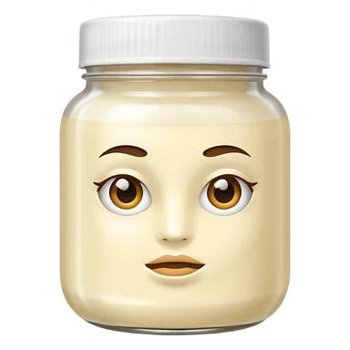 hair mask in a jar sticker