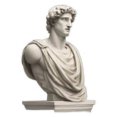greek statue roll safe meme sticker