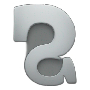 Capital N letter sticker