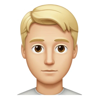 As a tall blonde man sticker