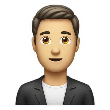 male-questionning sticker