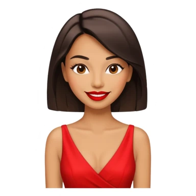 Stylish woman sticker