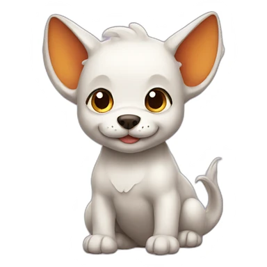 puppy dragon sticker