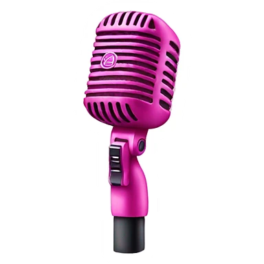 Pink gaming mic  sticker