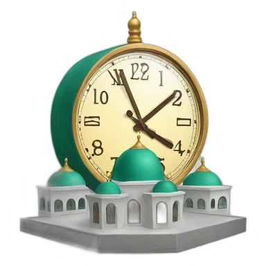 Mosquée horloge sticker
