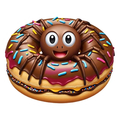 Spider Donut sticker