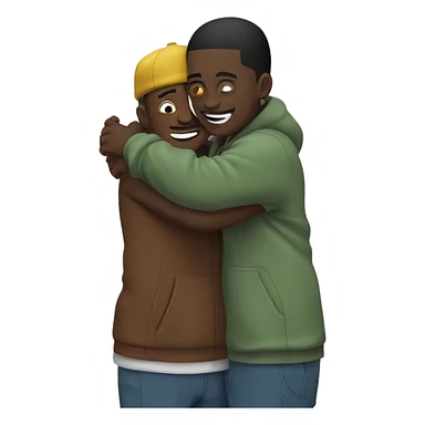 Gojo and Geto Hugging each other sticker