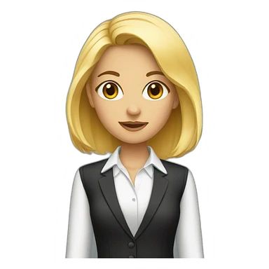 Girl in formals sticker