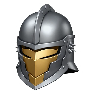 master shredder's helmet from teenage mutant ninja turtles, no eyes or face, just the helmet and related material sticker