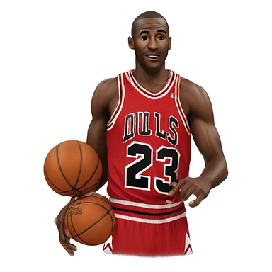 Jordan number 23  sticker