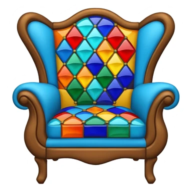 Stained glass chair sticker
