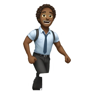 Dancing around the work desk gif sticker
