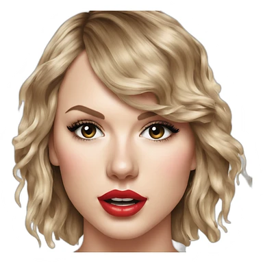 taylor-swift-selfie-milk-on-face-dripping sticker