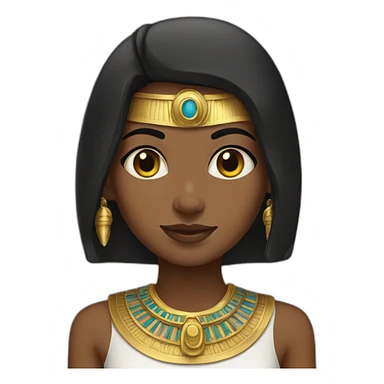 Egyptian girl sticker