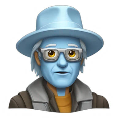 retour vers le futur papa sticker