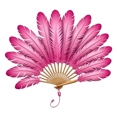 a-dovetail-consisting-of-pink-feathers-that-spread-out-in-a-fan-shape.-without-the-dove. sticker