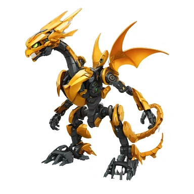 Mechanical Pokémon-dragon-Bionicle-Mecha full body sticker