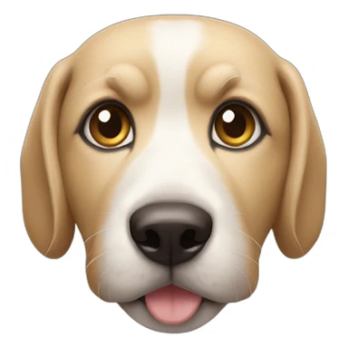 Chien sur chat sticker