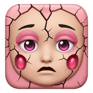 blush + cursed sticker