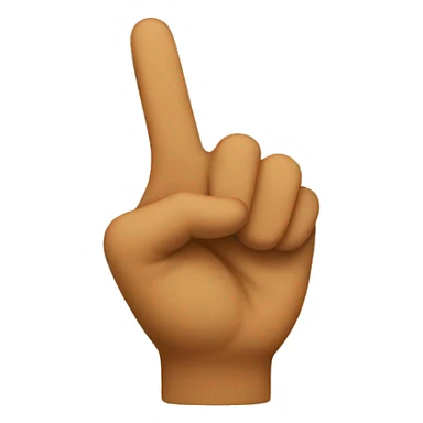 Peace sign with thumb out emoji sticker