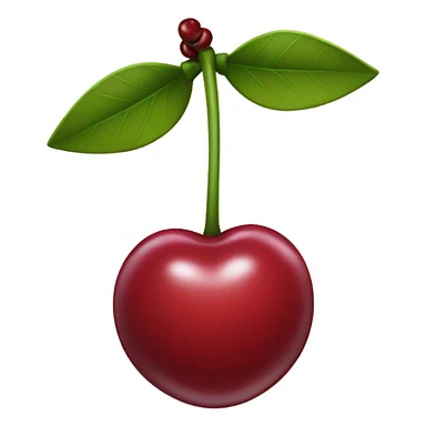 Cherry with a bow  sticker