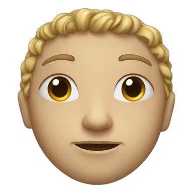 Visage soulagé sticker