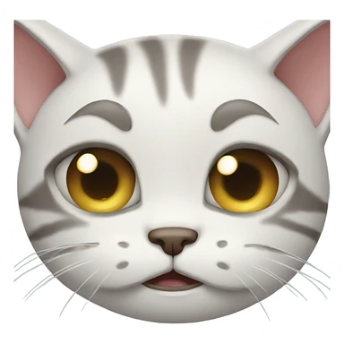 Crying cat sticker