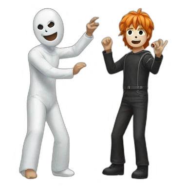 halloween-rock-papper-scissors sticker