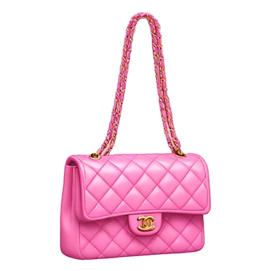 Chanel bag pink sticker