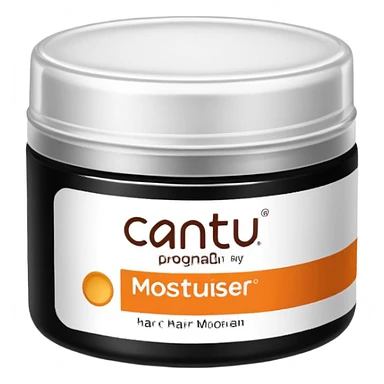 Jar of Cantu Hair Moisturiser.  sticker