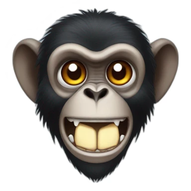 vampire monkey sticker
