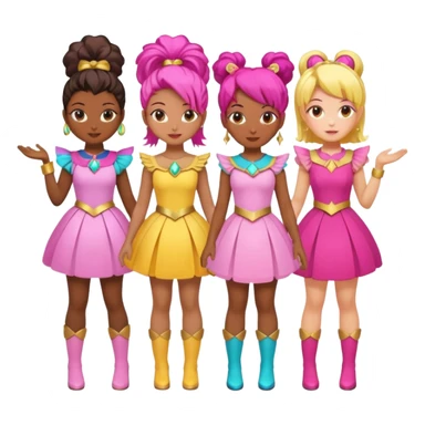 5 Magical Girls  sticker