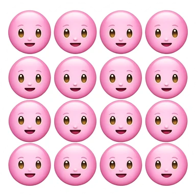 baby pink emojis sticker