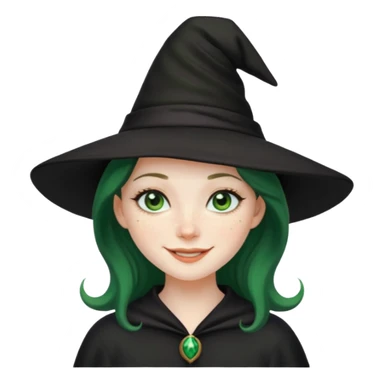 cute witch sticker