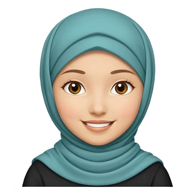 Hijab girl sticker