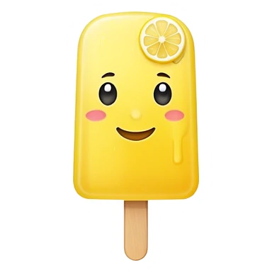 Lemon popsicle  sticker