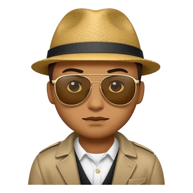 Gangster classic emoji ,simular to 😎 sticker