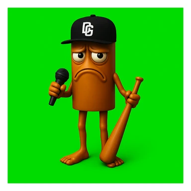 can you give me a different expression to this character sticker