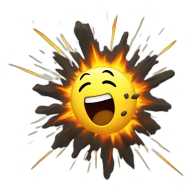 Explosion de rire  sticker